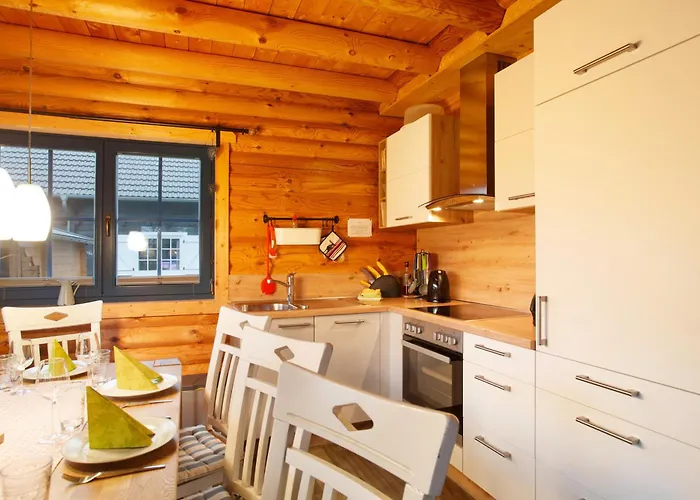 Hébergement de vacances Holzhaus Muehlenblick Mit Whirlpool Medebach