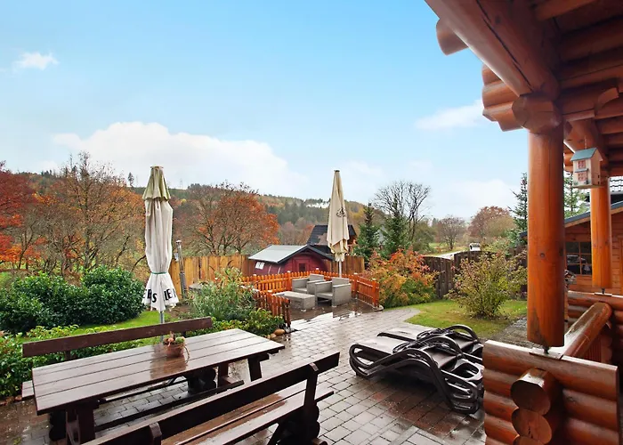 Holzhaus Muehlenblick Mit Whirlpool Hébergement de vacances